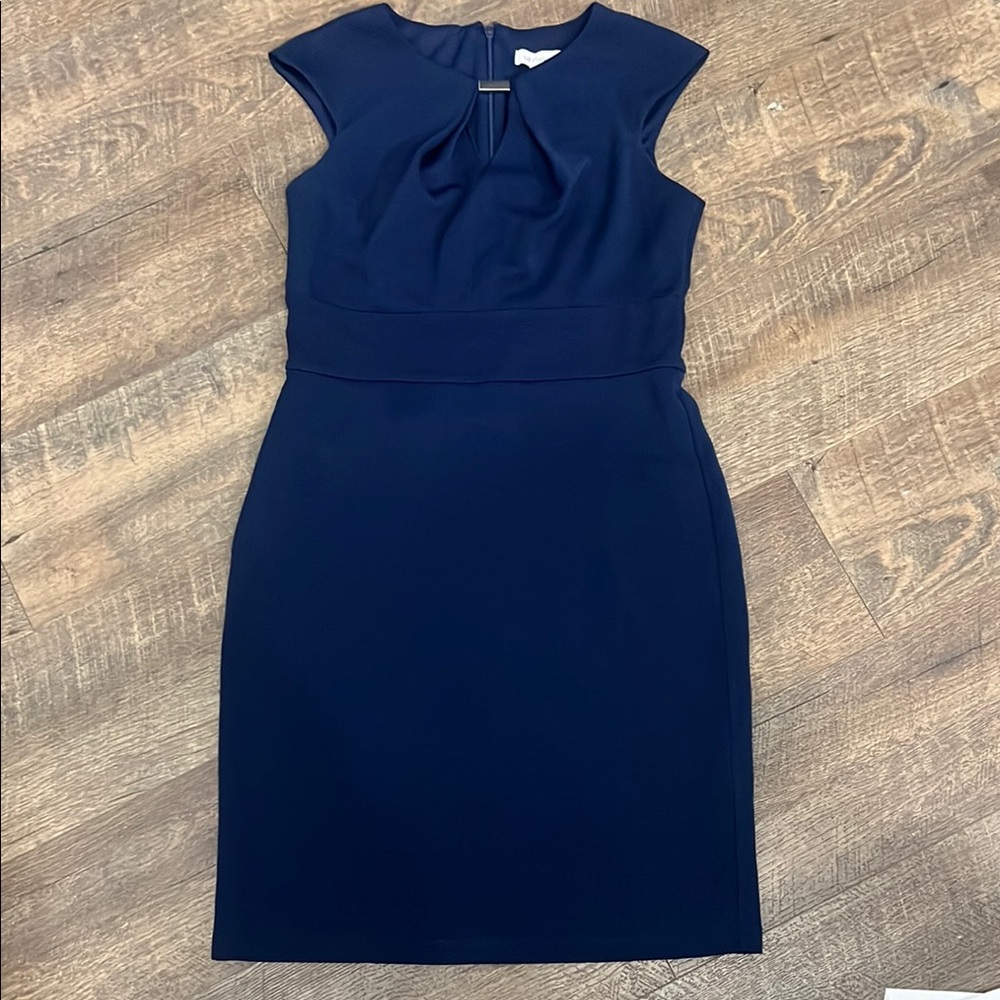 Elegant Navy Blue Dress